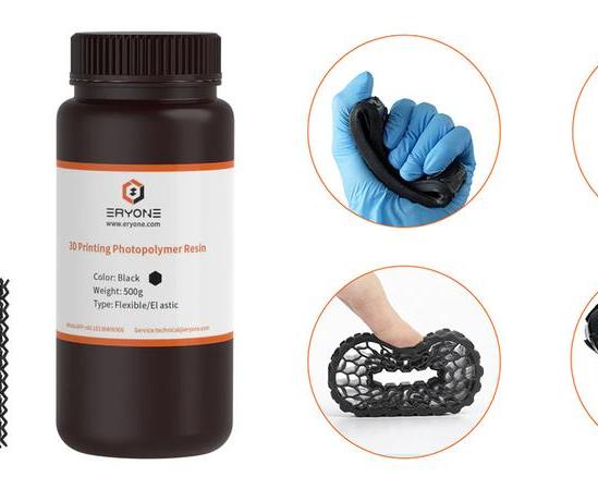 Обзор фотополимерной смолы Eryone Flex.</p>
<p>Печать эластичных деталей