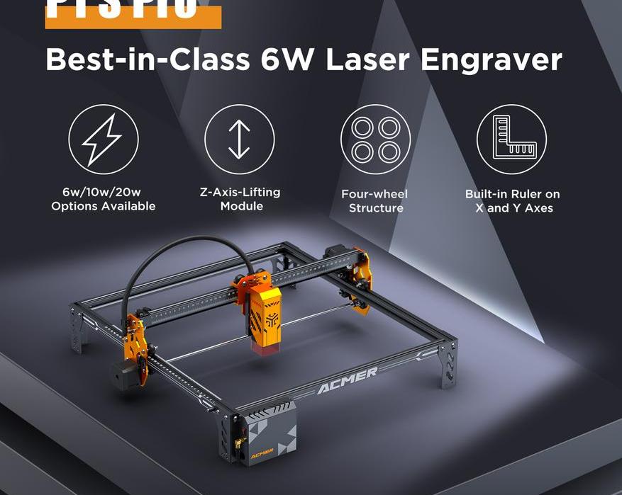 Анонсирован ACMER P1 S Pro — новый горизонт в бюджетной лазерной гравировке и резке
