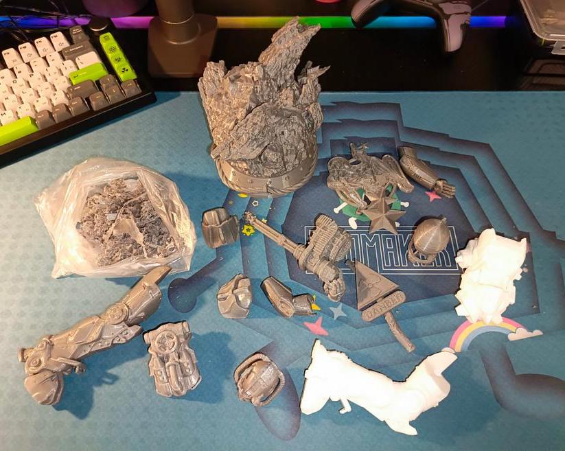 Как я печатал фигурку силовой брони T