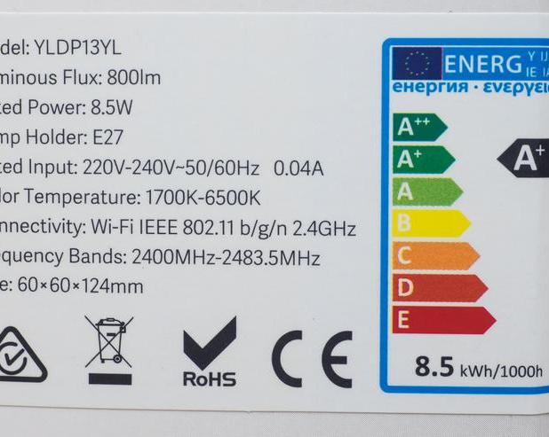 Xiaomi Yeelight 1S: умная цветная лампочка под стандартный патрон Е27