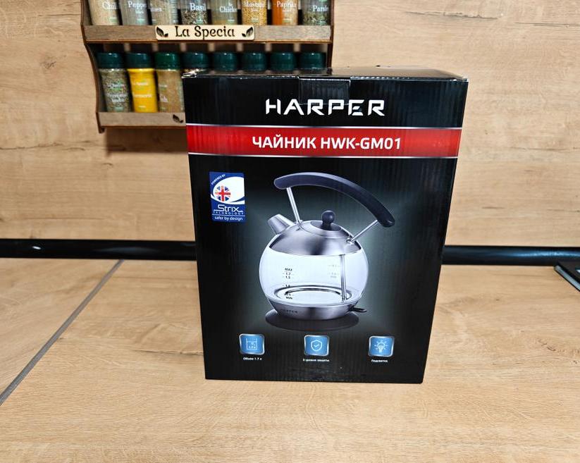 Вау, какой: обзор электрочайника Harper HWK